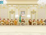 HRH Crown Prince Receives Scholars, Ministers, Citizens at Taibah Palace in Madinah